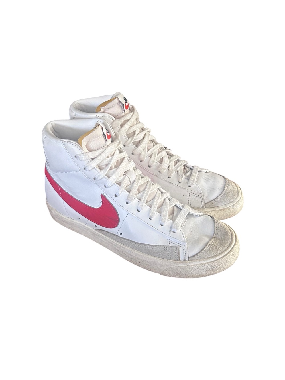 Nike Womens Blazer Mid 77 CZ1055 100 White Sail Peach High Top Shoes Size 8